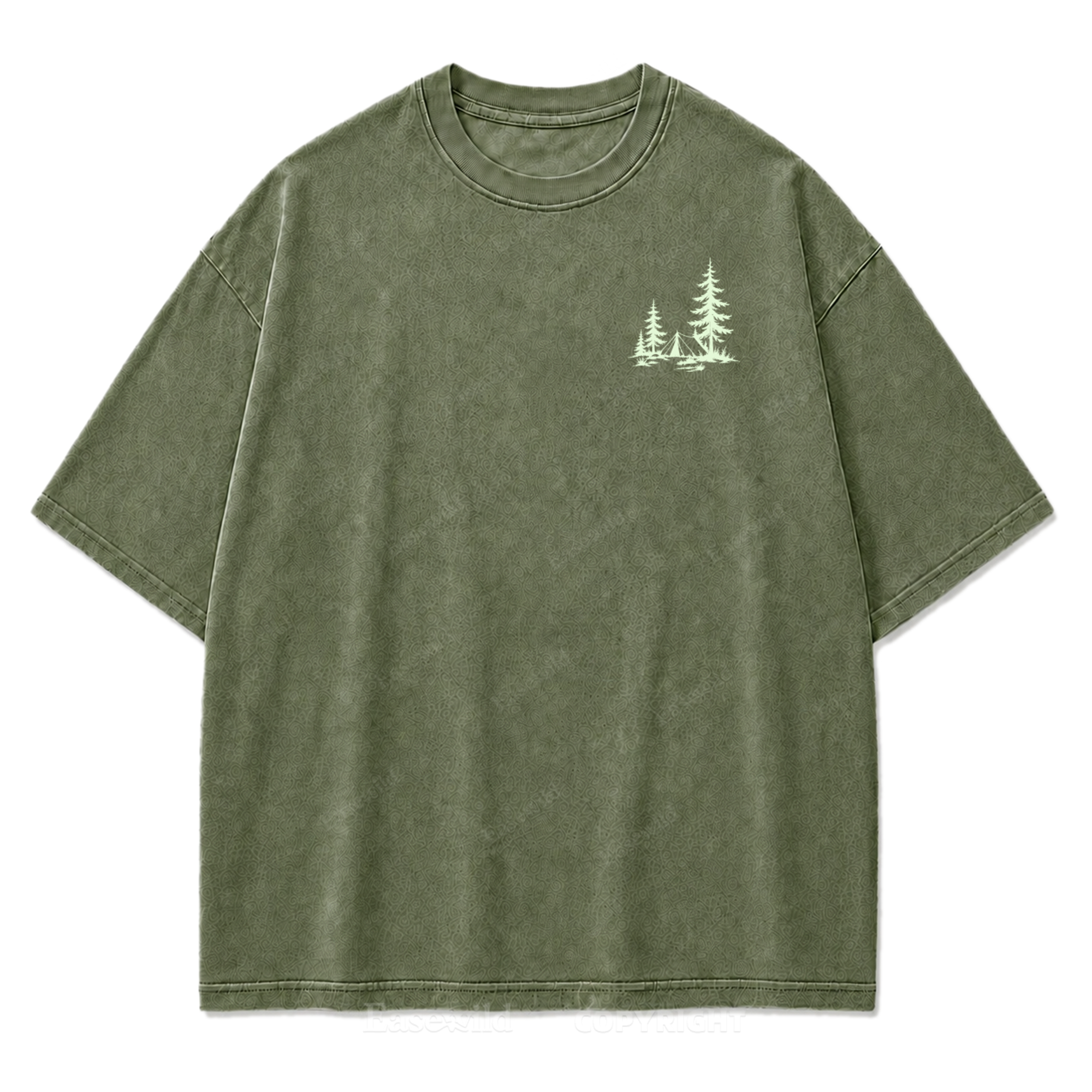 Pinebound Nights Washed Print Tee