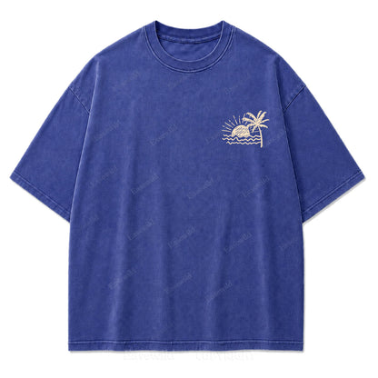 Walk By Faith Not By Sight Washed Graphic Tee