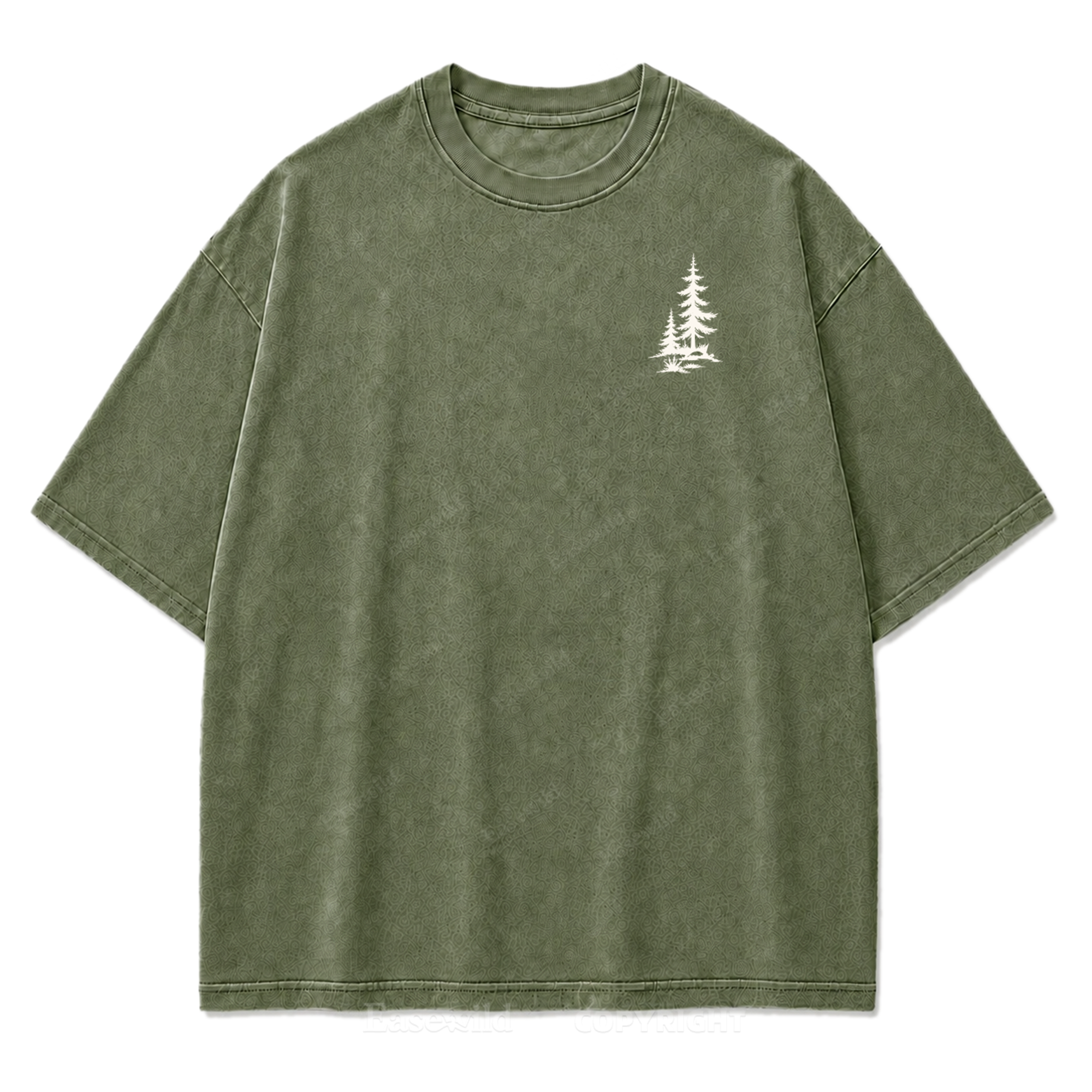 Go Somewhere Quiet Washed Print Tee