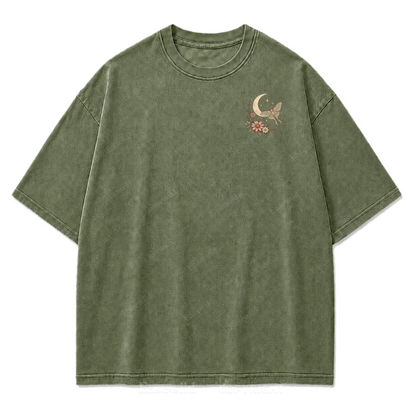Lunar Lake Wildflower Washed Print Tee