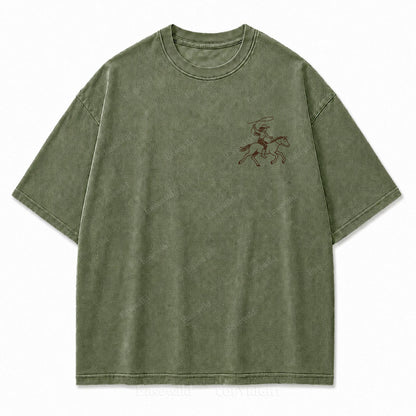 Coastal Cowgirl Club Washed Print Tee