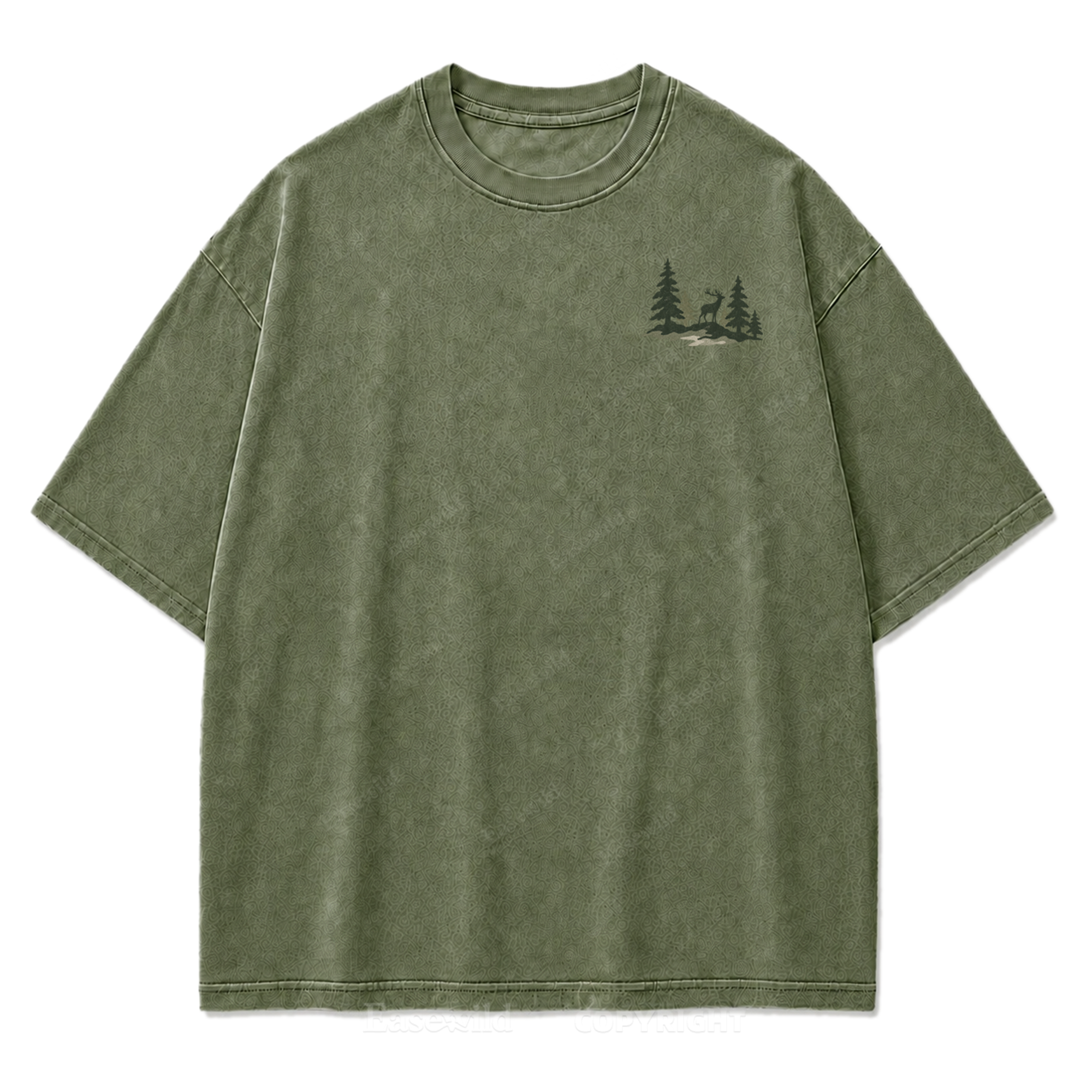 Find Me Offline T-Shirt mit Waschung