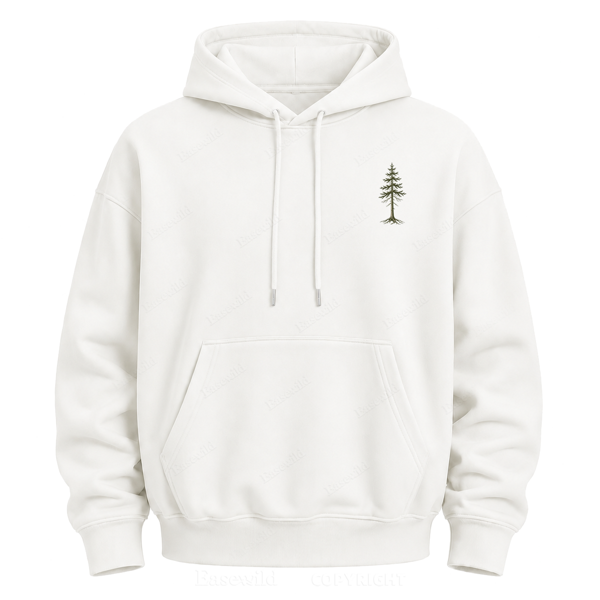Wild in Quiet Ways Vintage Pine Graphic Hoodie