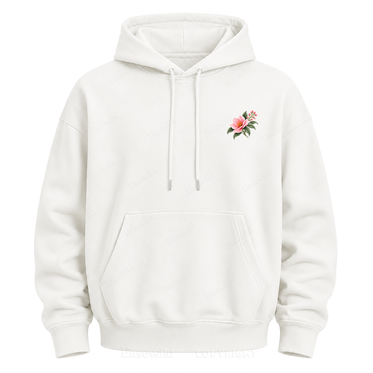 Softly Unfiltered Floral Graphic Hoodie