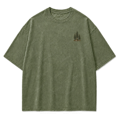 Somewhere Between Wild & Home Washed Print Tee