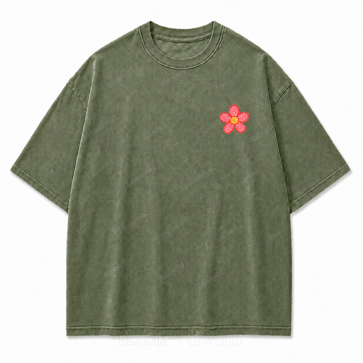 Grow Wild Wildflower Botanical Washed Graphic Tee