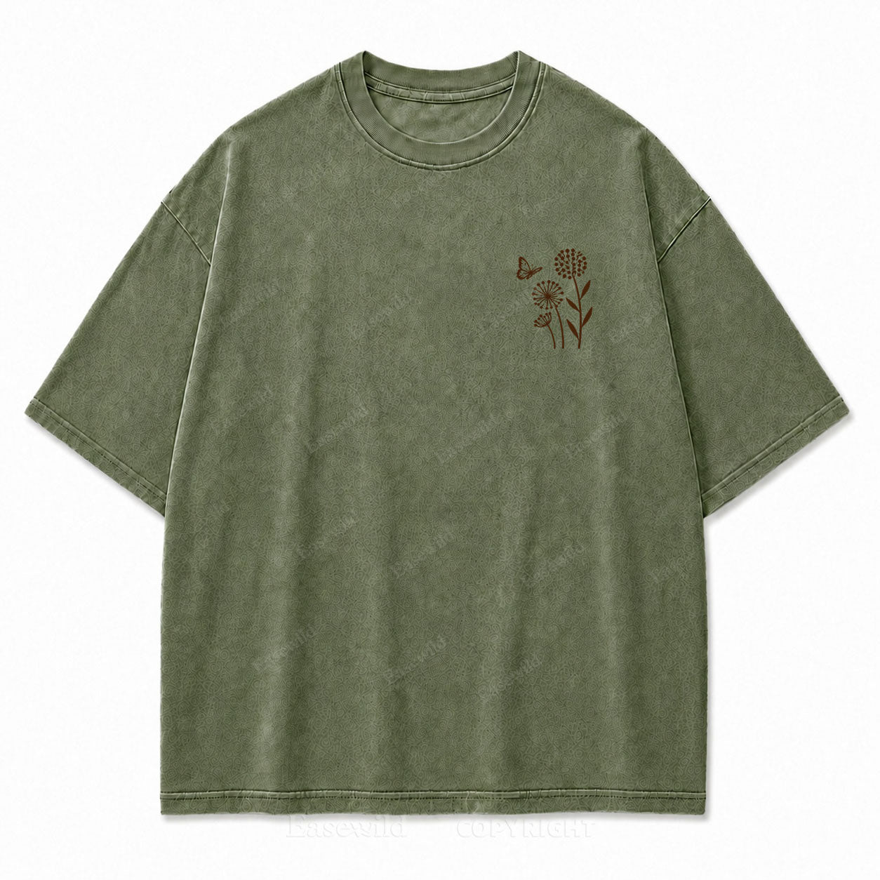 Wildflower Washed Print Tee