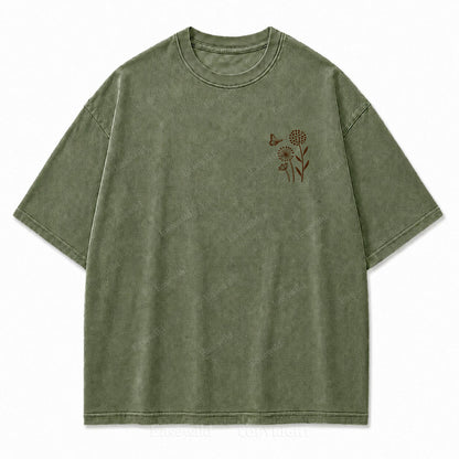 Wildflower Washed Print Tee