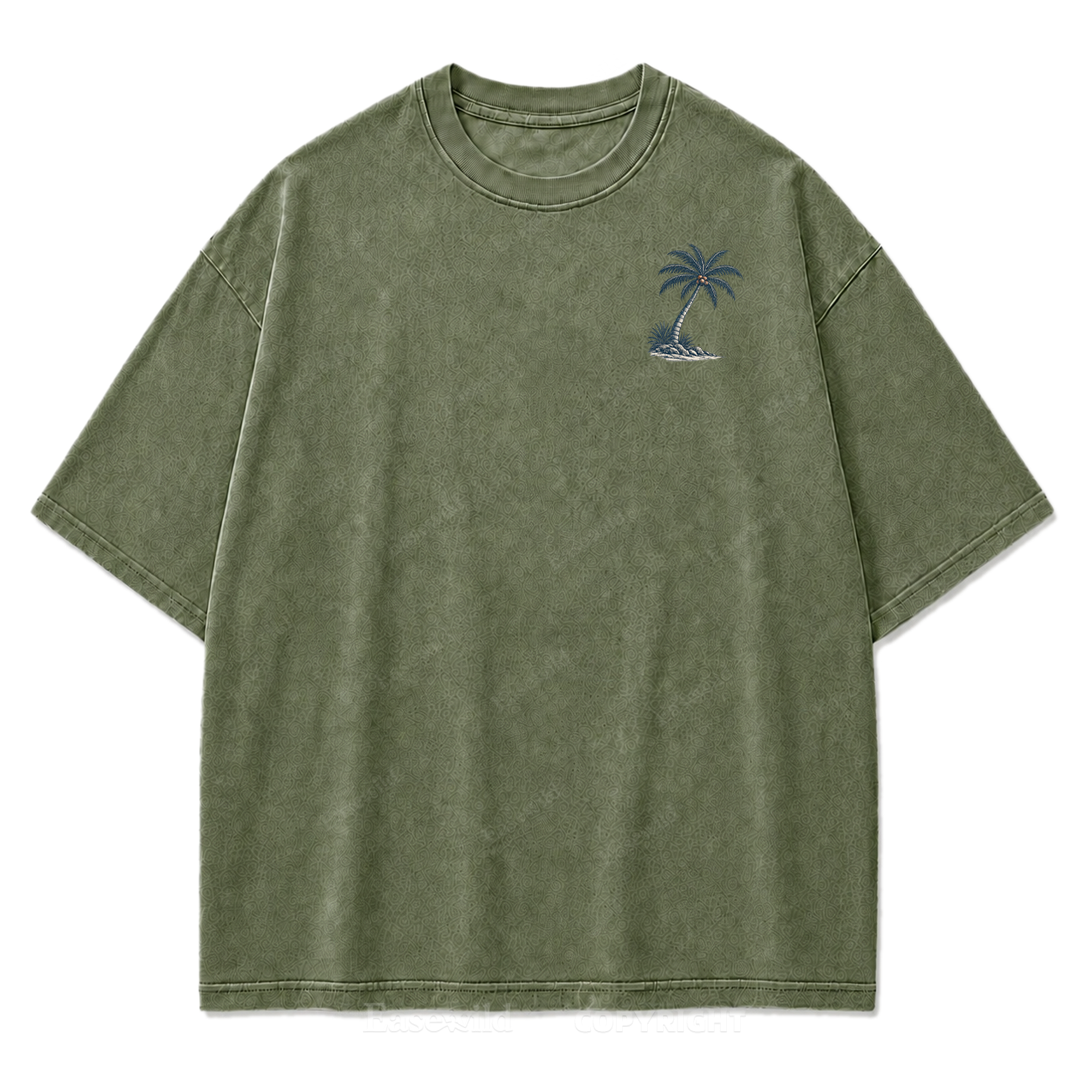 Salty Soul T-Shirt mit Küsten-Print im Used-Look