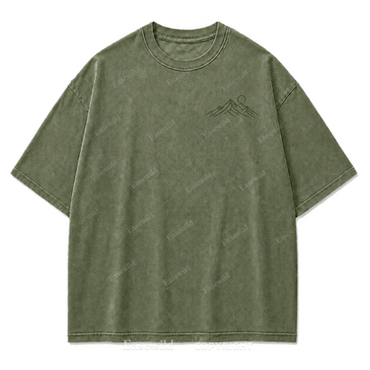 Mountain Soul Minimal Washed Print Tee