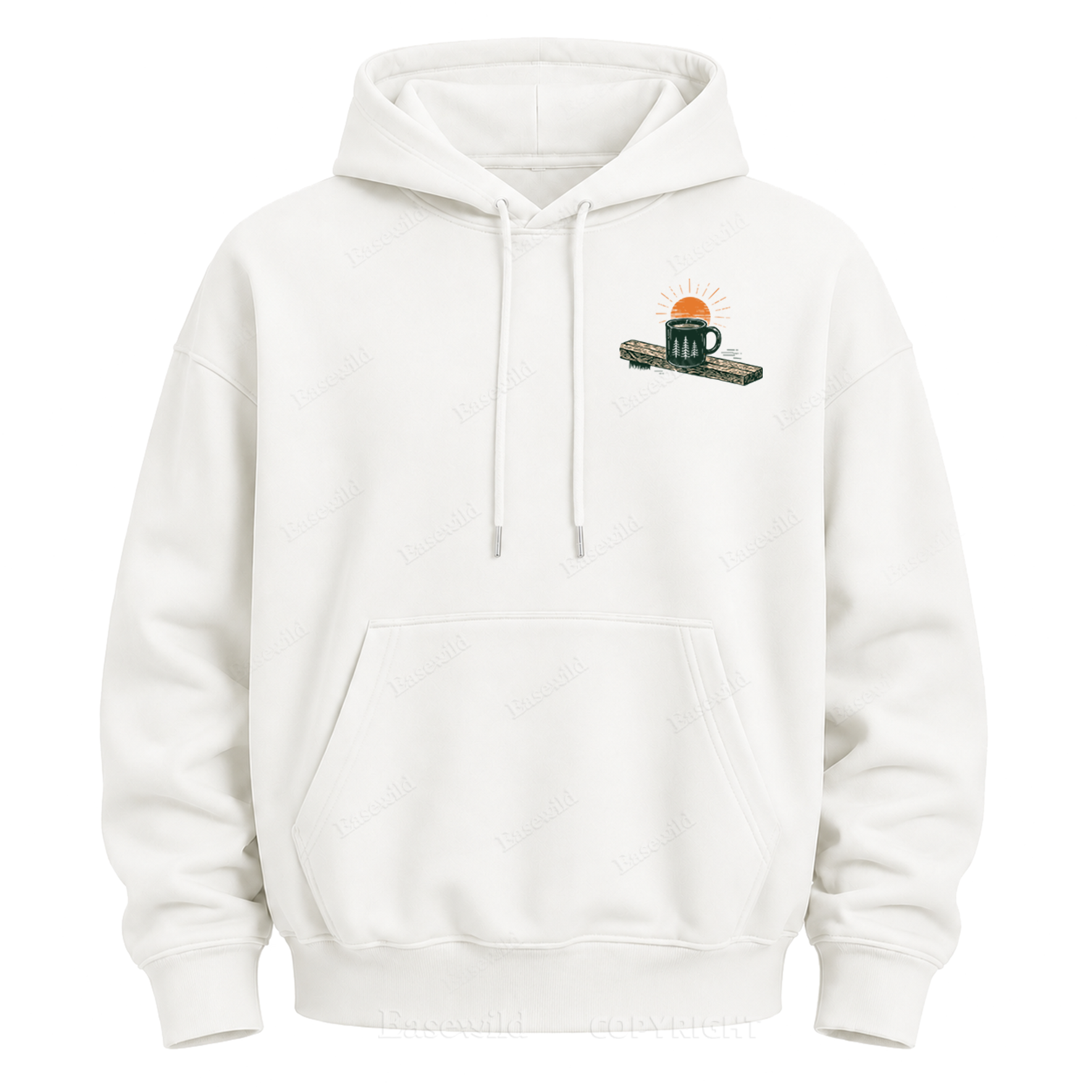 Morgenstunden am See Grafik-Hoodie