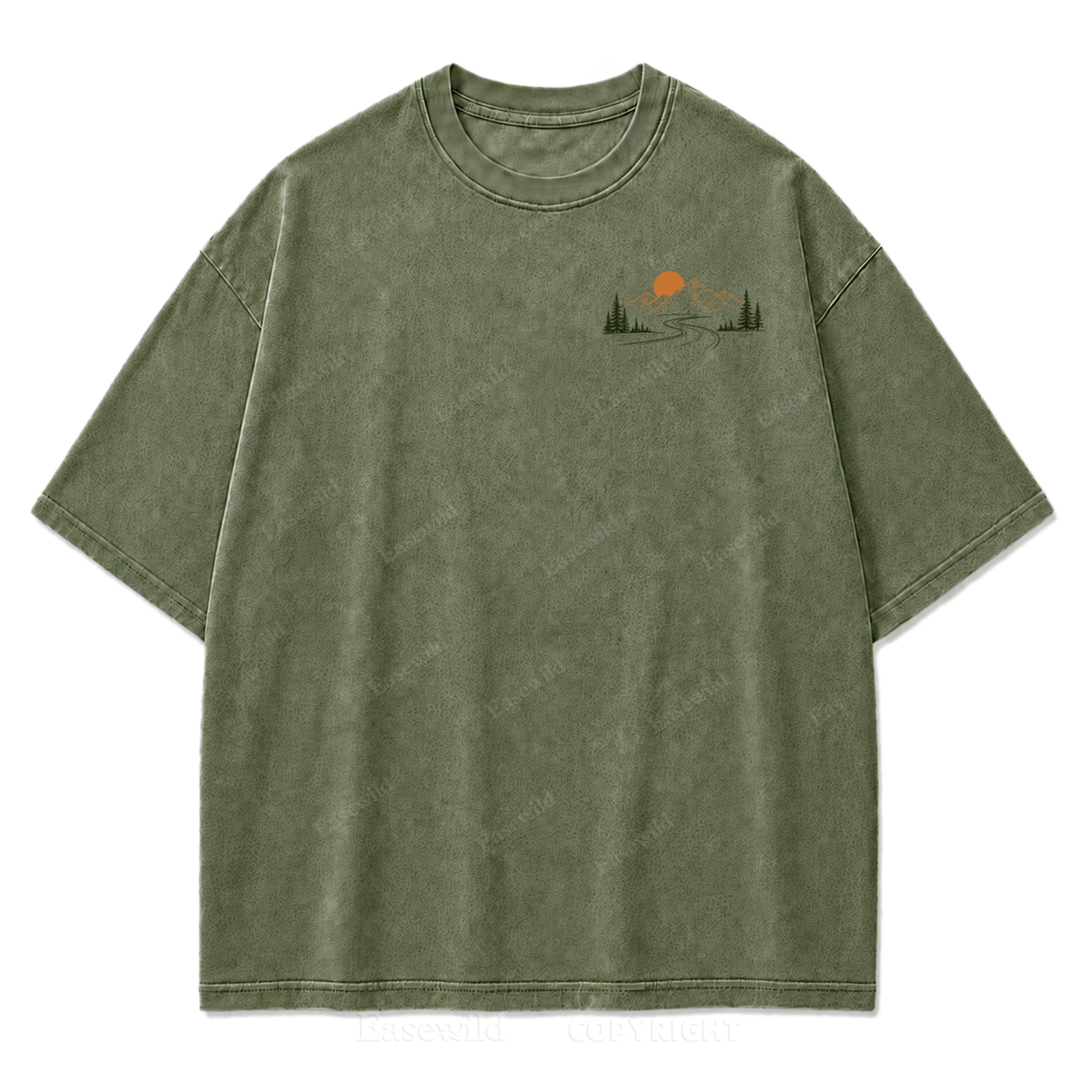 The Open Road Washed Print Tee