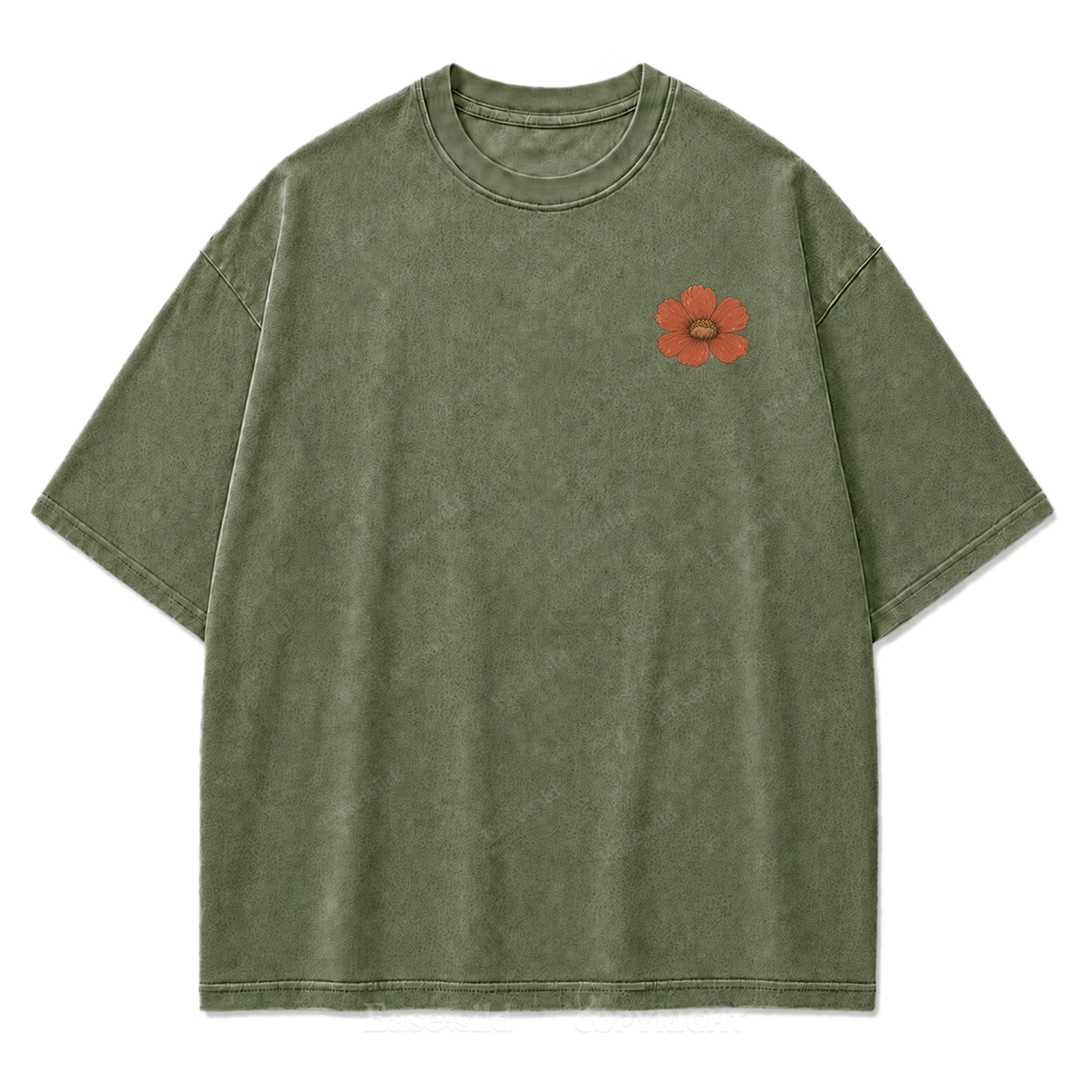 Meadow Spirit Floral Washed Print Tee