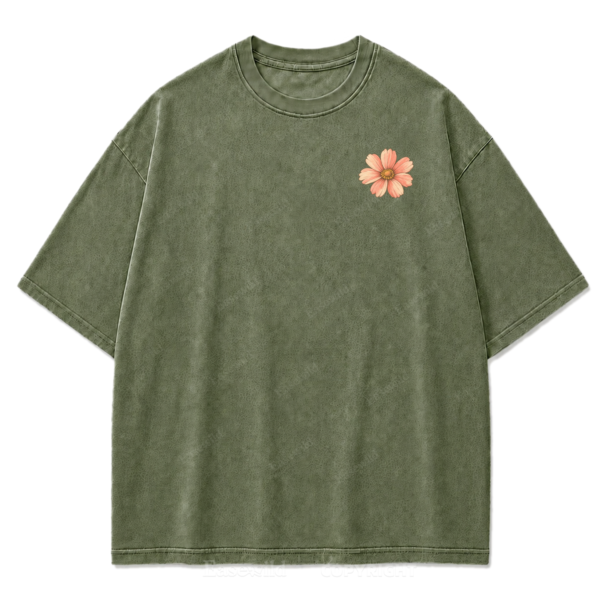Golden Hour Lakeside Van Washed Print Tee