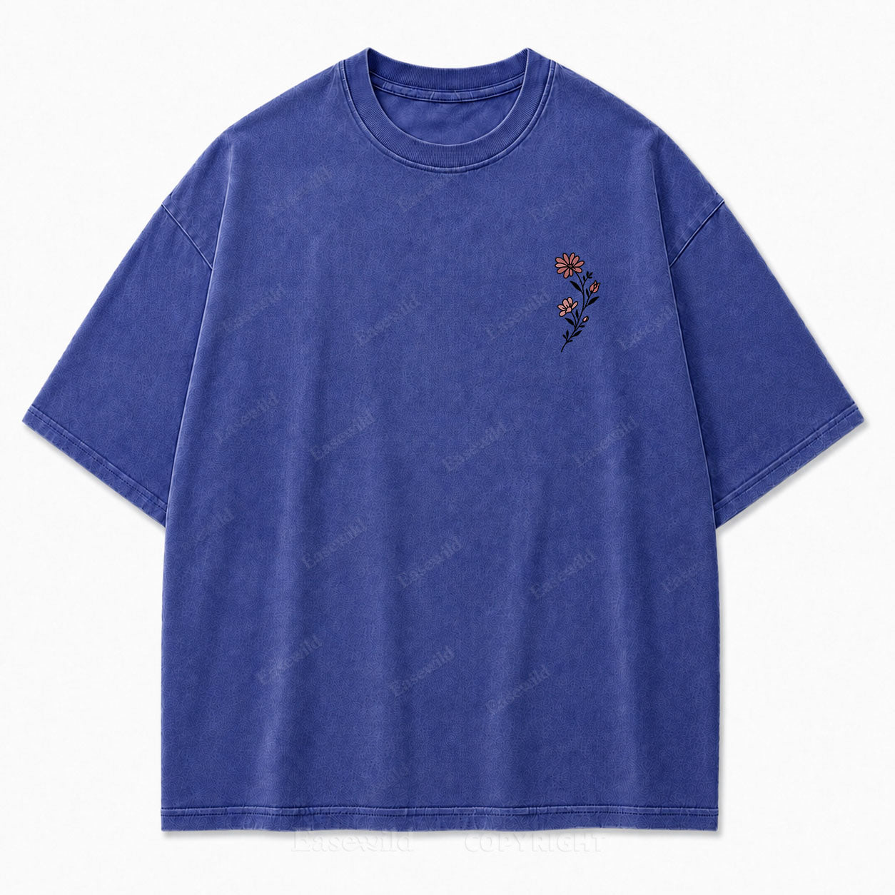 Stay Loyal to Your Own Peace Washed Print Tee