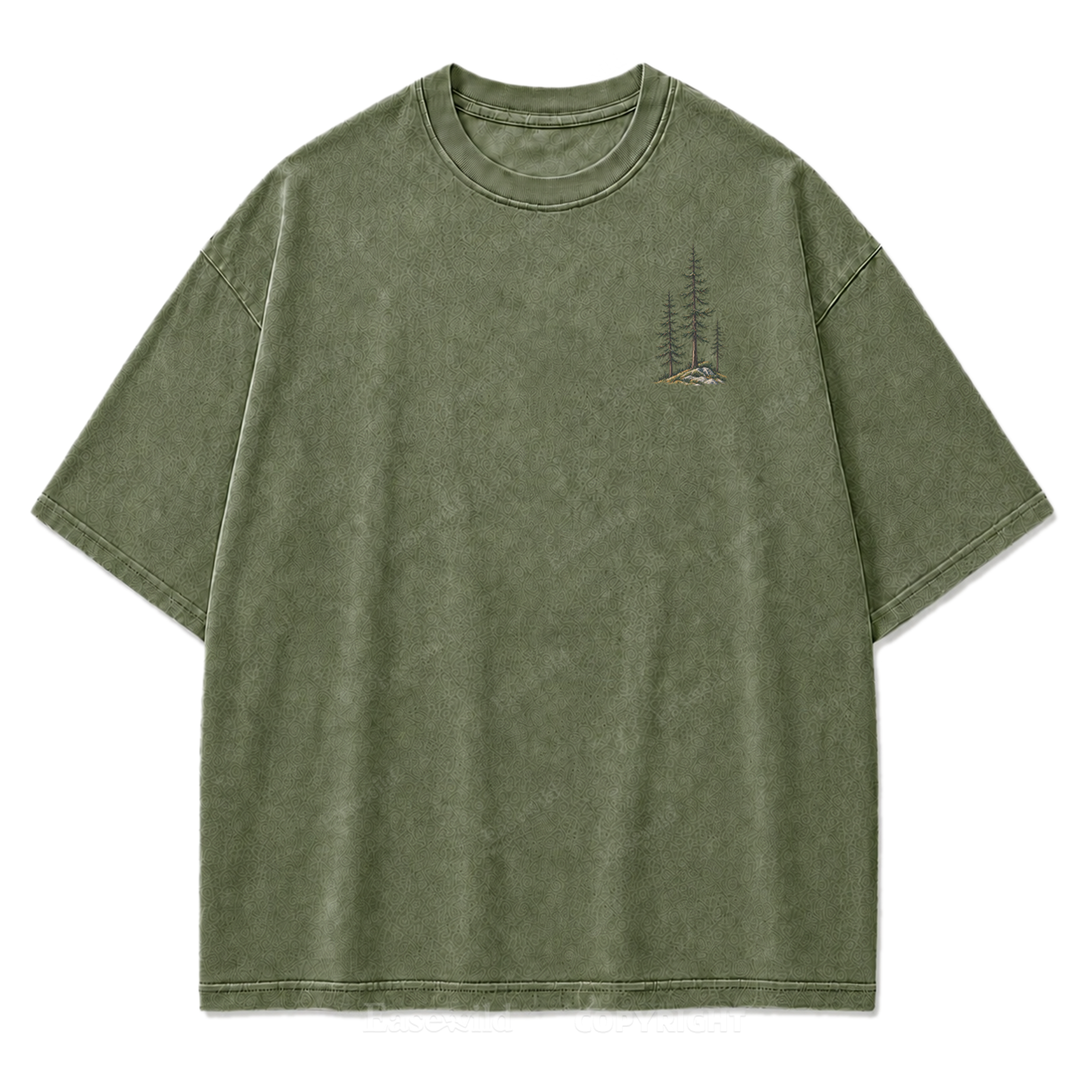 Higher Ground Softer Thoughts Washed Print T-Shirt