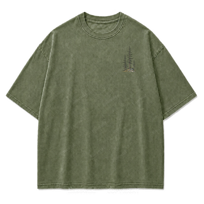Higher Ground Softer Thoughts Washed Print T-Shirt