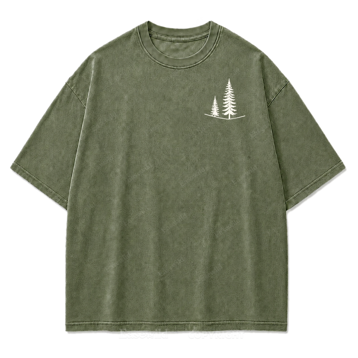 Meet Me in the Pines Washed Print Tee