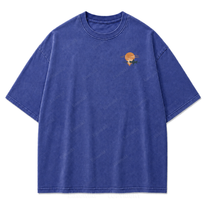Stay Awhile by the Water Print Tee