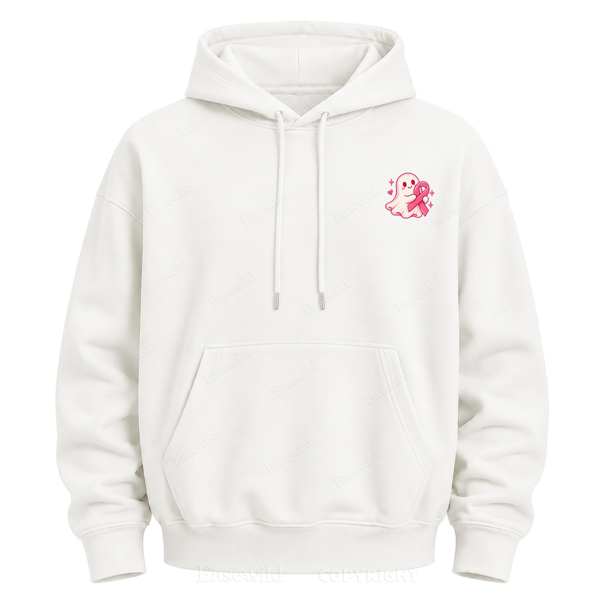Pink For A Purpose Ghost Graphic Hoodie