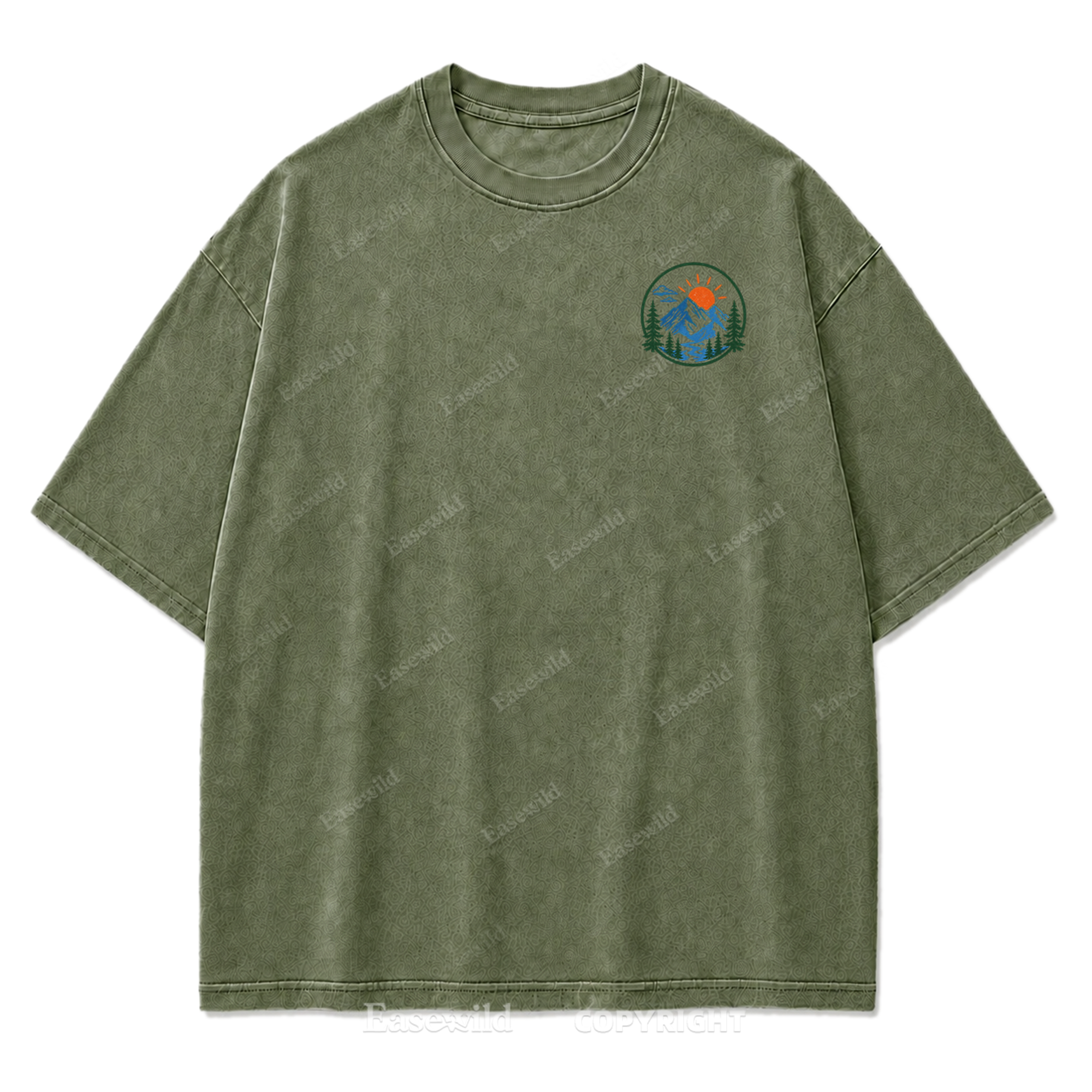 Mountain Escape Adventure T-Shirt mit Waschung