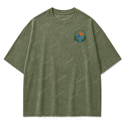 Mountain Escape Adventure T-Shirt mit Waschung