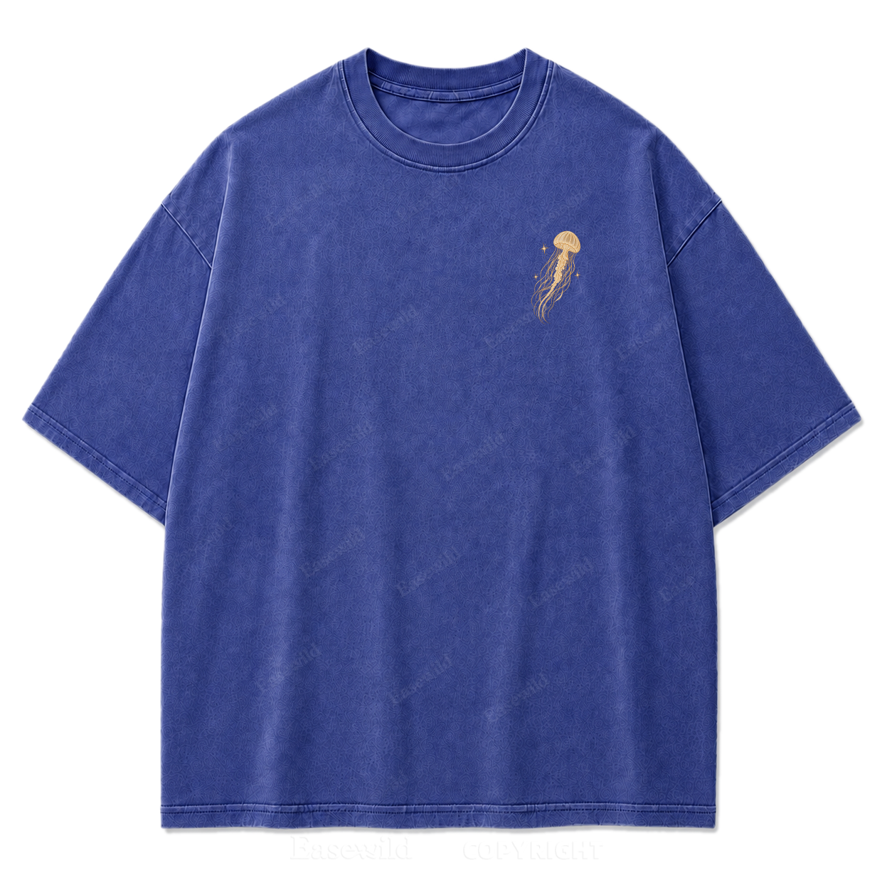 Vintage Celestial Jellyfish Space Print Tee