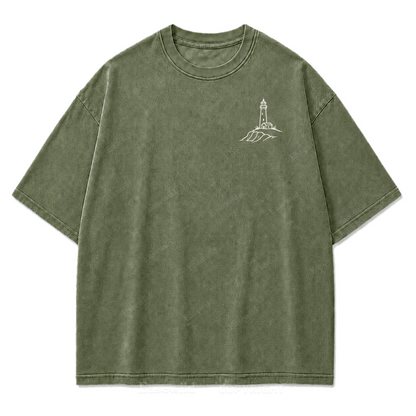 Salt Air Sun and Freedom Washed Print Tee