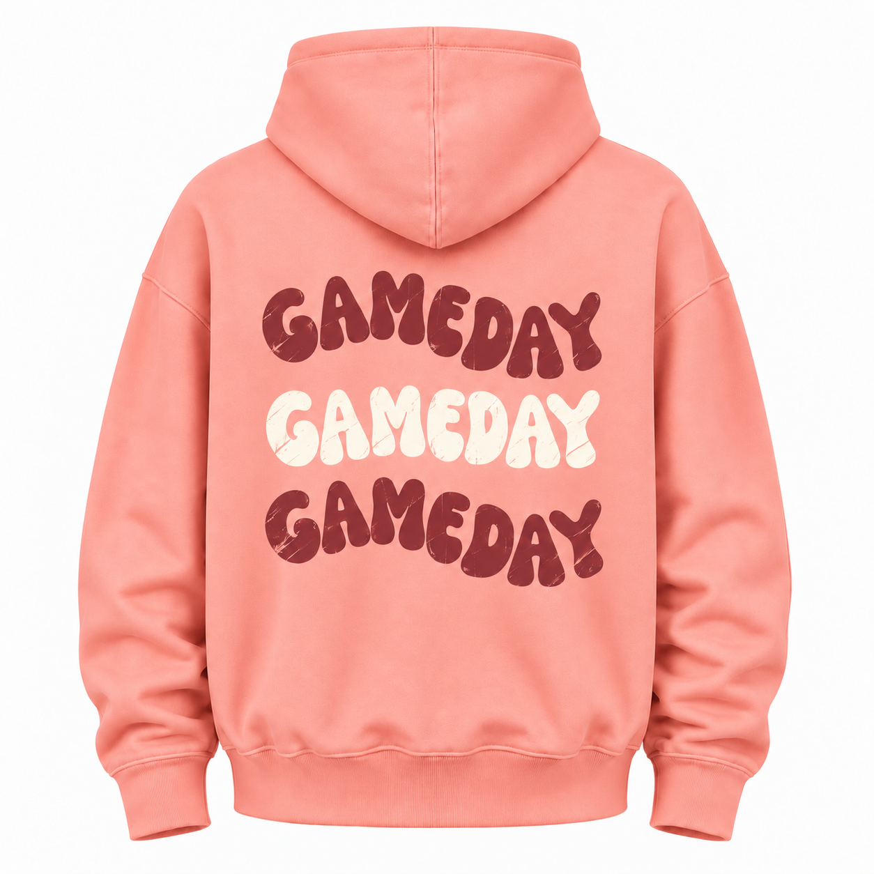 Game Day Baseball Stitch Graphic Hoodie