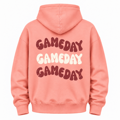 Game Day Baseball Stitch Graphic Hoodie