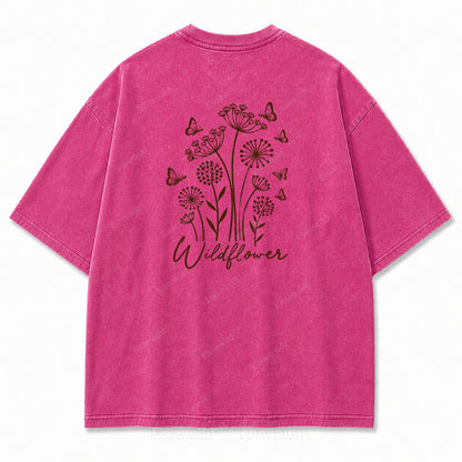 Wildflower Washed Print Tee