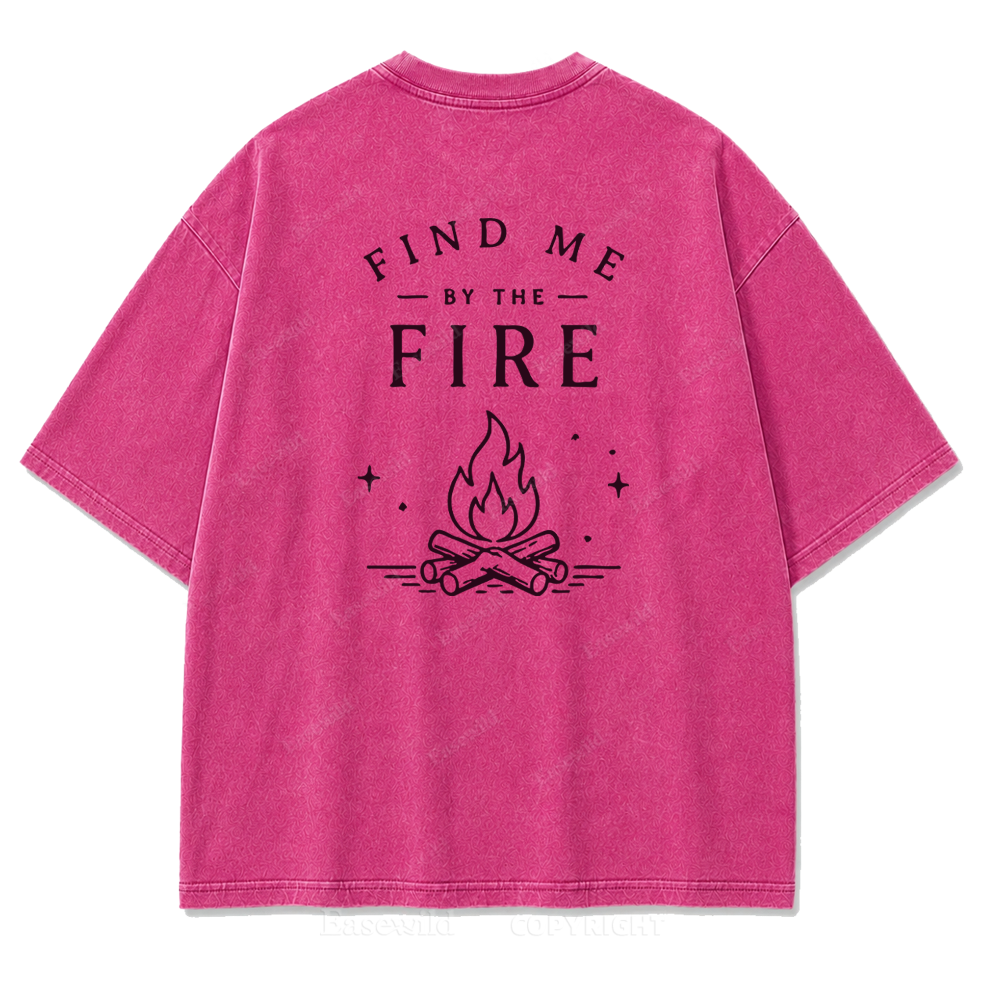 Find Me by the Fire Washed Print Tee