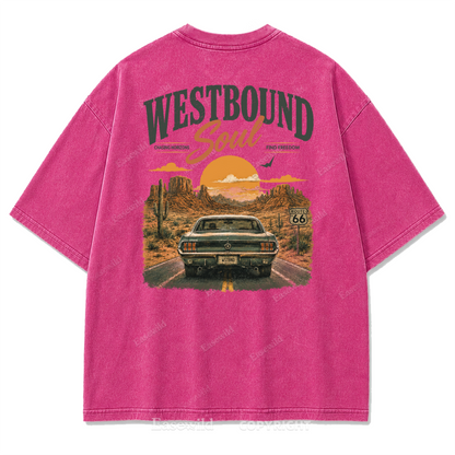 Westbound Soul Washed Print Tee