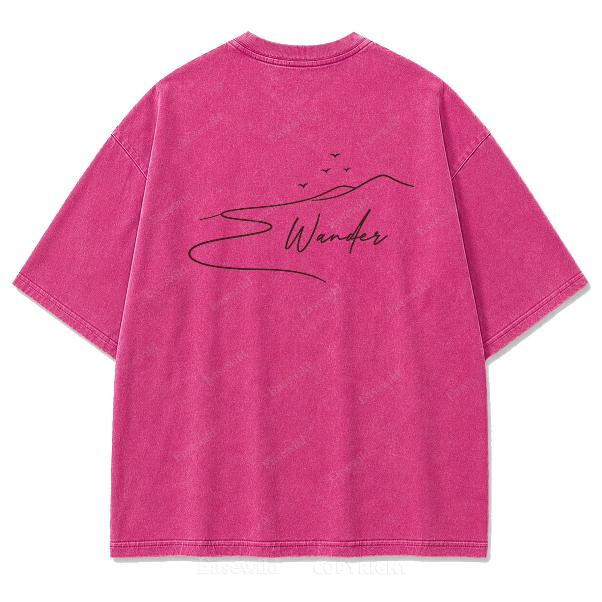 Where the Road Softens Washed Print Tee