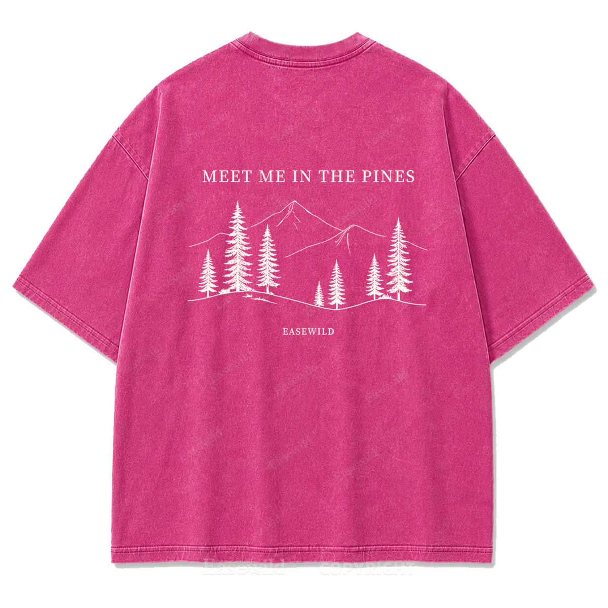 Meet Me in the Pines Washed Print Tee