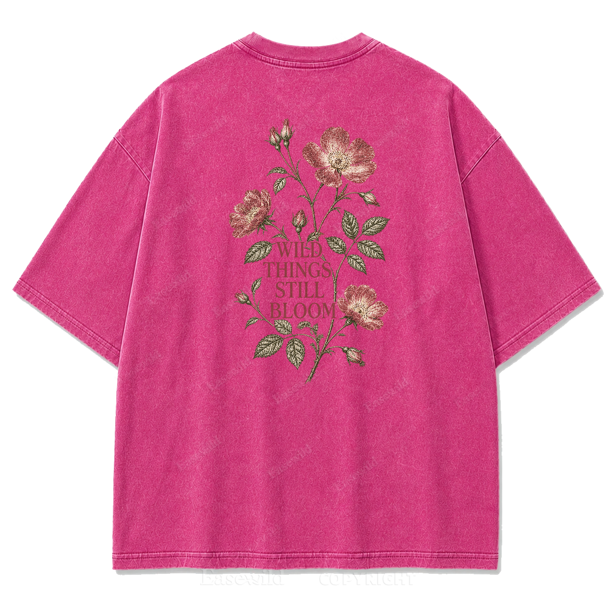 Wild Things Still Bloom Vintage Botanical Tee