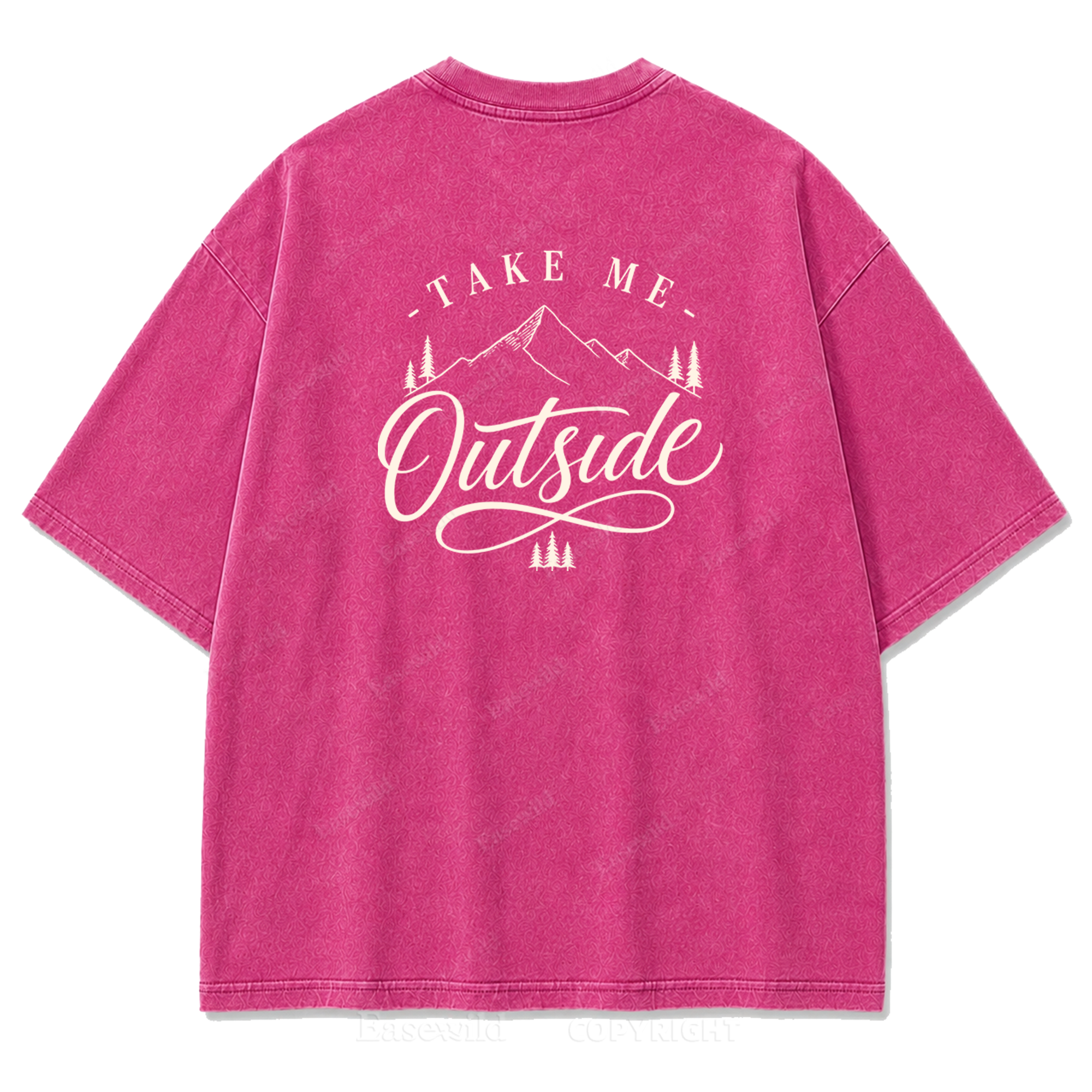 Called Back to the Outside Washed Print Tee