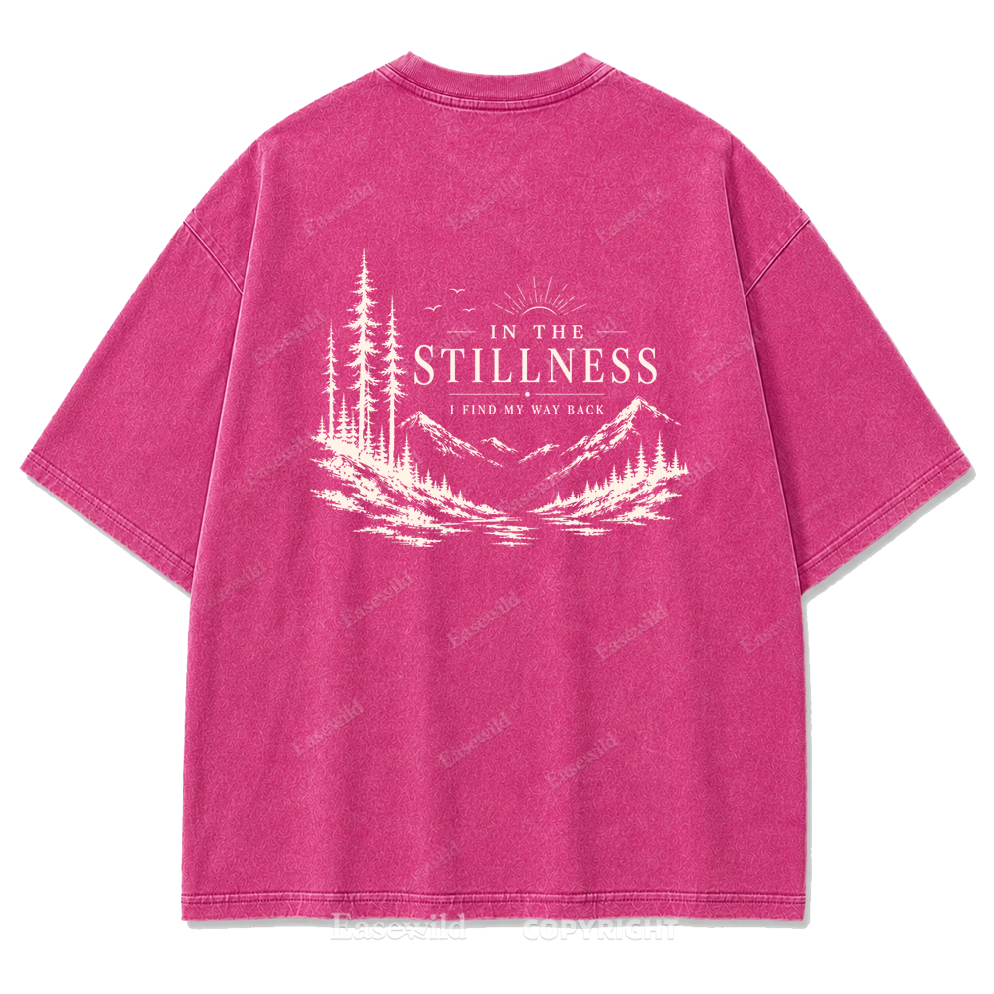 In the Stillness Mountain Washed Print Tee