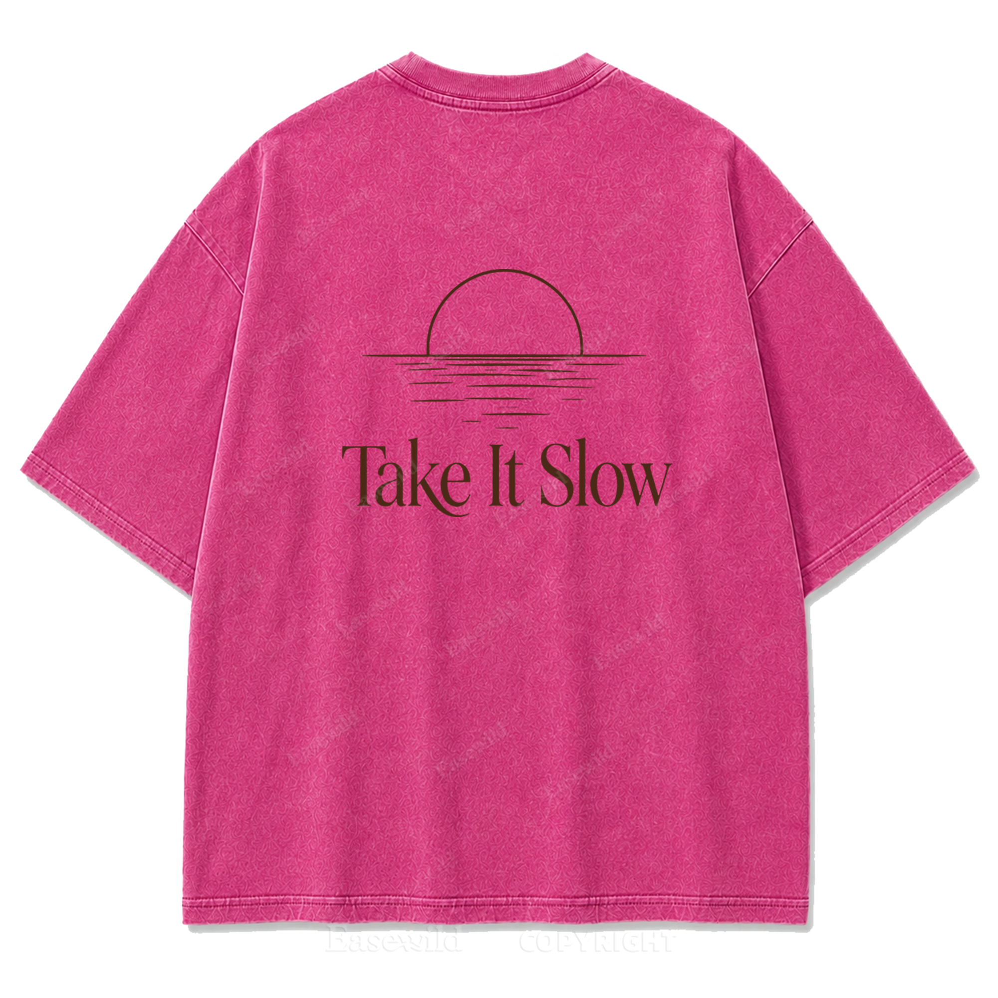 Still Water, Slow Days Washed Print Tee