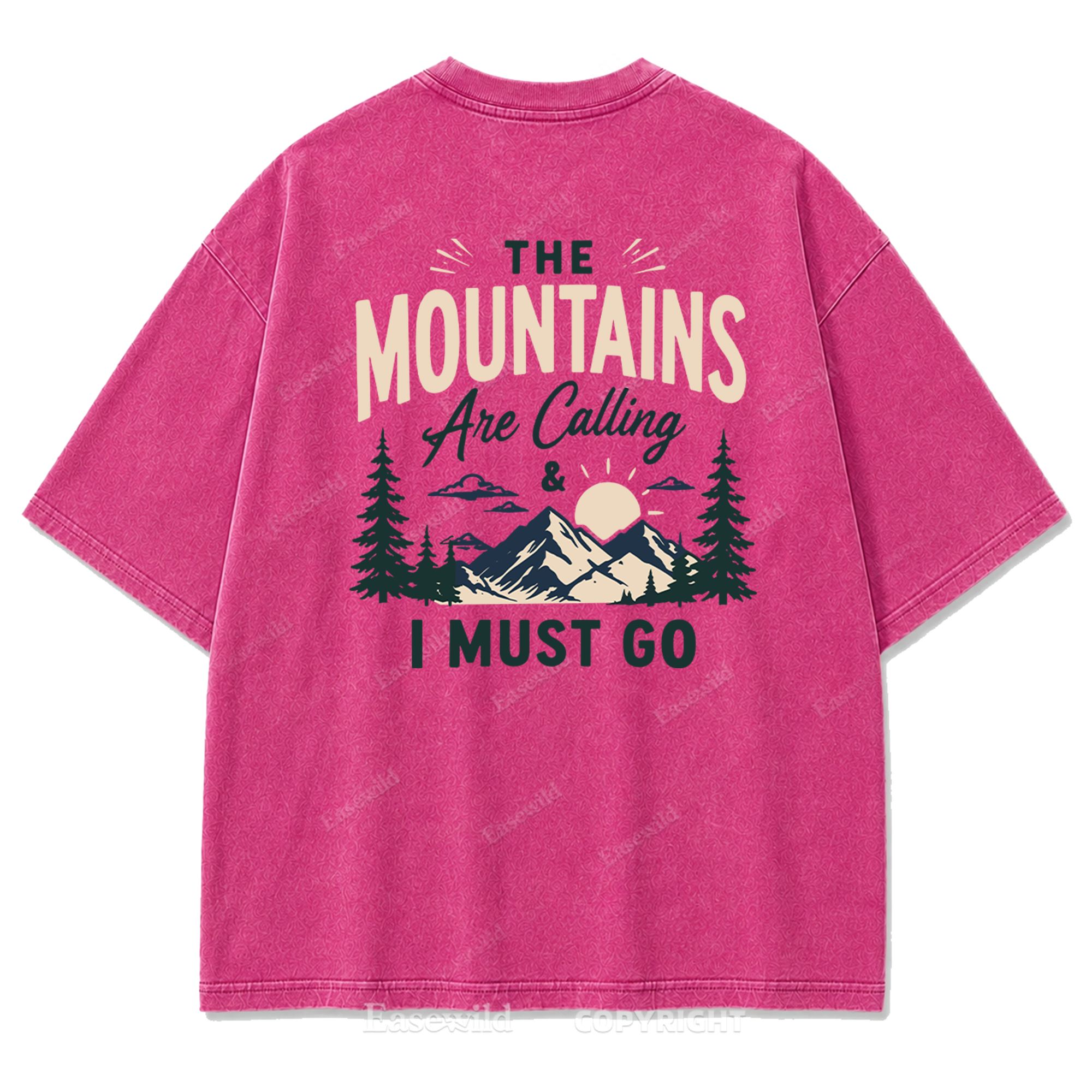 Mountain Escape Adventure T-Shirt mit Waschung