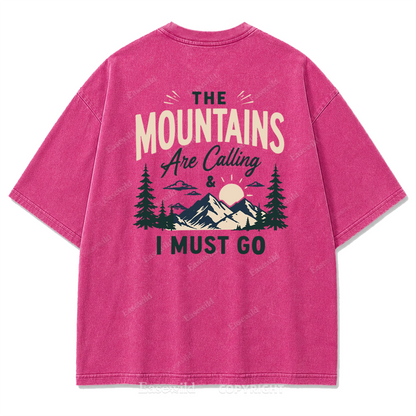 Mountain Escape Adventure T-Shirt mit Waschung