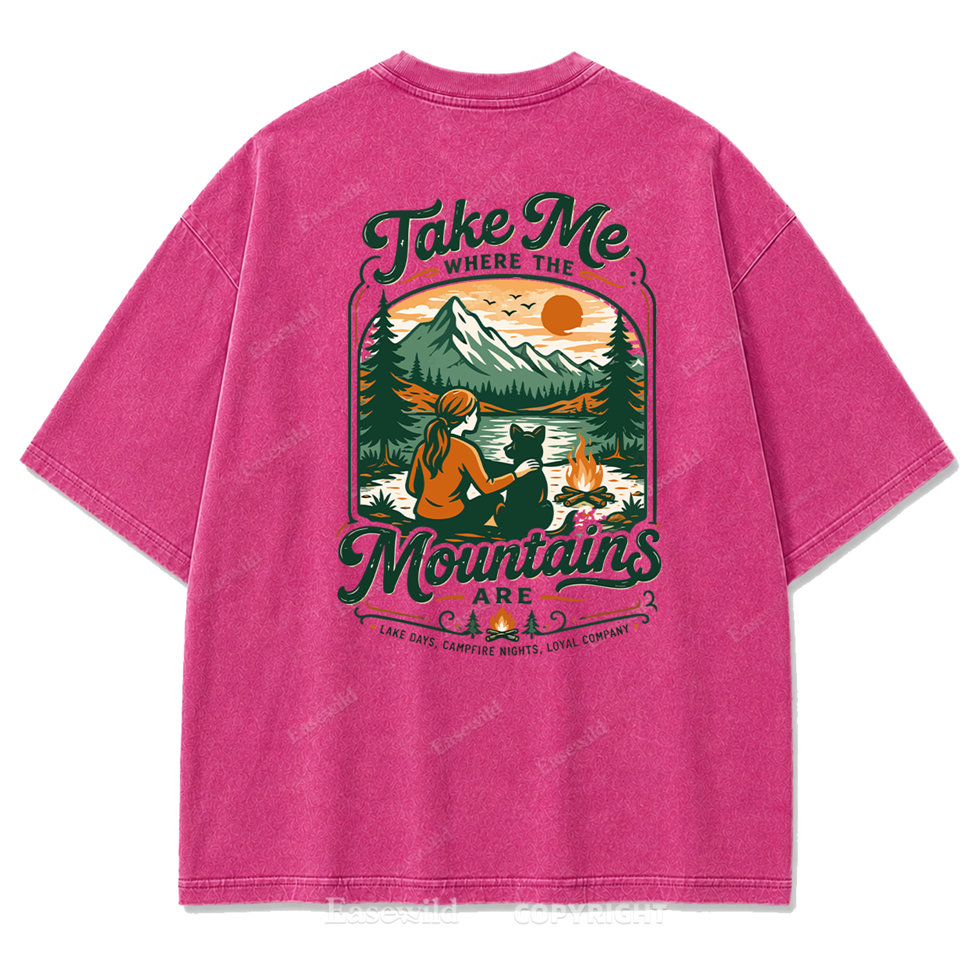 Mountain Days Loyal Company Washed Print Tee