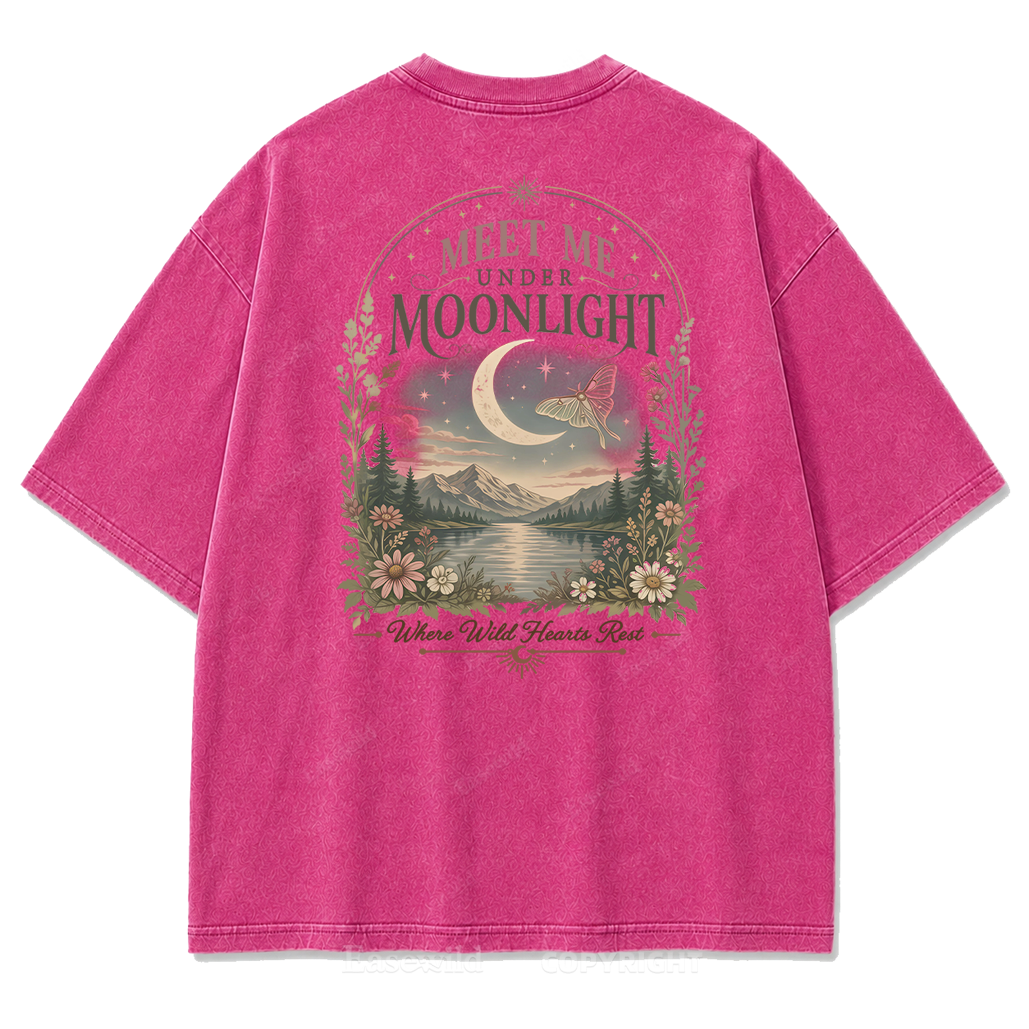 Lunar Lake Wildflower Washed Print Tee