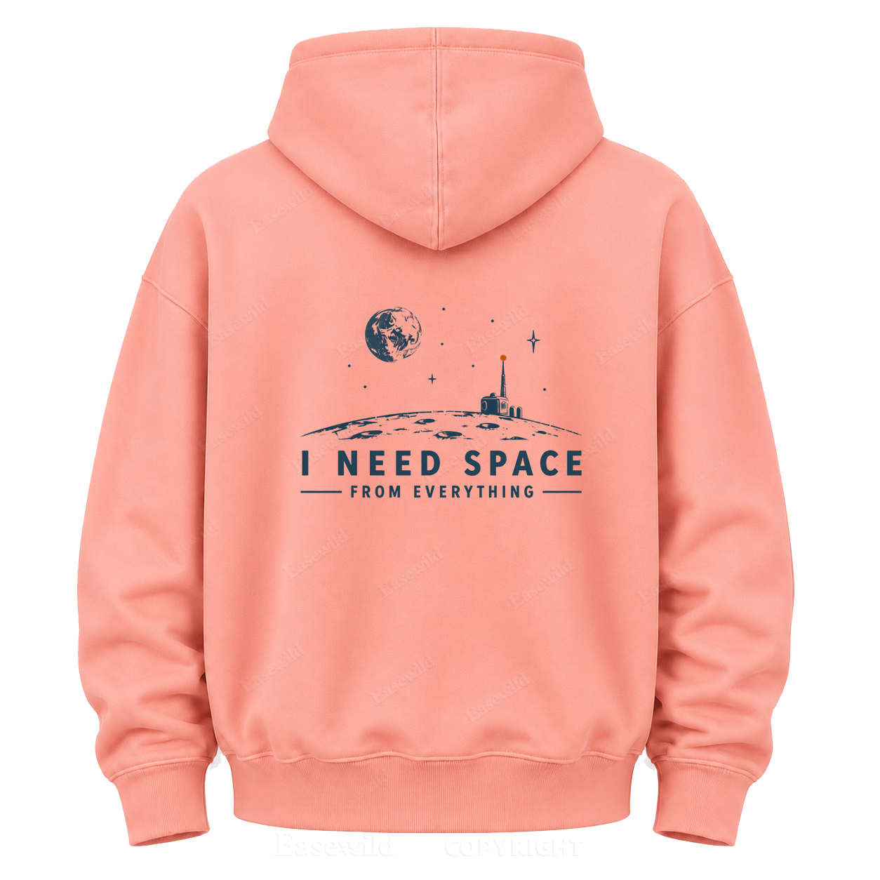 Moon Base Graphic Hoodie