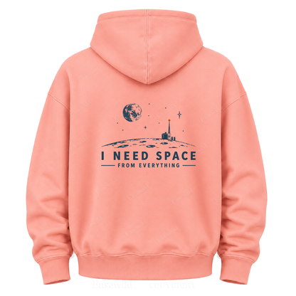 Moon Base Graphic Hoodie