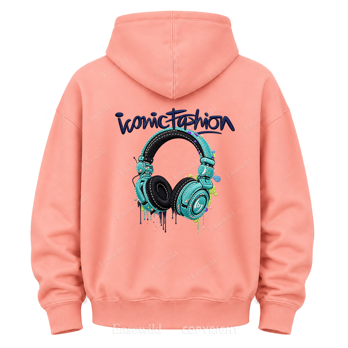 Iconic Fashion Headphones Graphic Hoodie