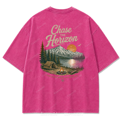 Horizon Escape See Verwaschener Print-Shirt