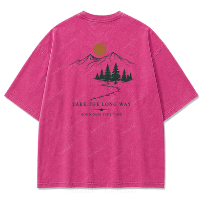 Take the Long Way Print Tee