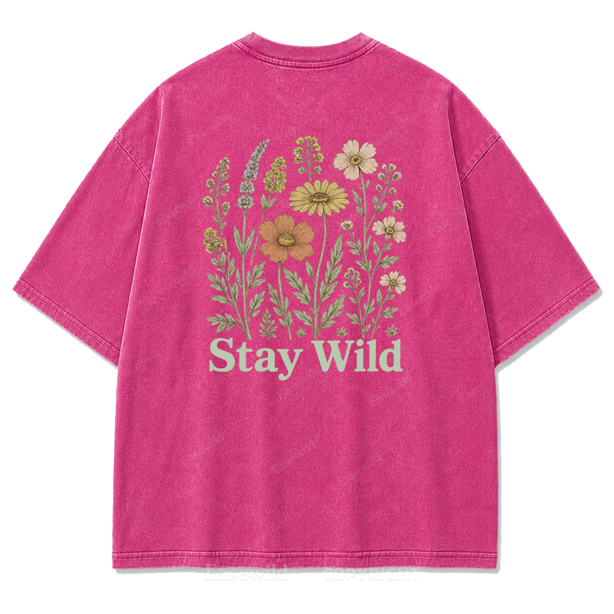 Meadow Spirit Floral Washed Print Tee