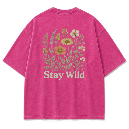 Meadow Spirit Floral Washed Print Tee